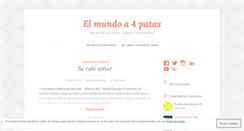 Desktop Screenshot of elmundoa4patas.com