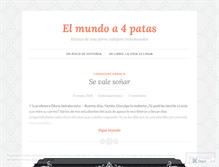 Tablet Screenshot of elmundoa4patas.com